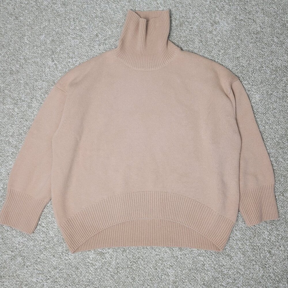 12 Storeez Roll Neck Cashmere Wood Blend Turtleneck